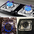 COCIDE 50 Pack Gas Burner Liners Aluminum Foil Square Stove Burner Covers Range Protectors Bib Liners Disposable Gas Burner Bibs Gas Top Liner Stove Aluminum Foil Drip Pans Easy Clean - (8.5" Square)